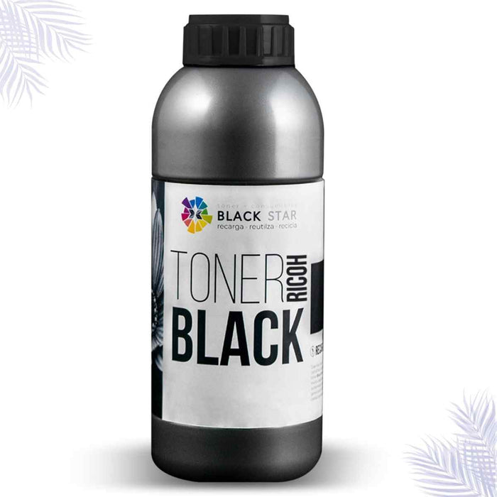 TONER RICOH NEGRO BLACKSTAR RECARGA DE 145 GR MPC300,MPC400,MPC401 841724, - Net Copiadoras
