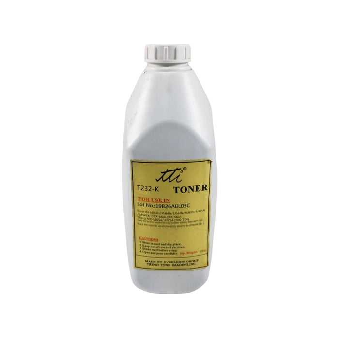 TONER SHARP NEGRO COMPATIBLE MXM364, MXM464, MXM564, MXM465, MXM565 MX560NT BOTE DE 500gms  - Net Copiadoras