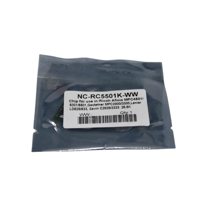 CHIP TONER PARA RICOH NEGRO BLACKSTAR MPC4000, MPC5000, MPC4501, MPC5501, 841284