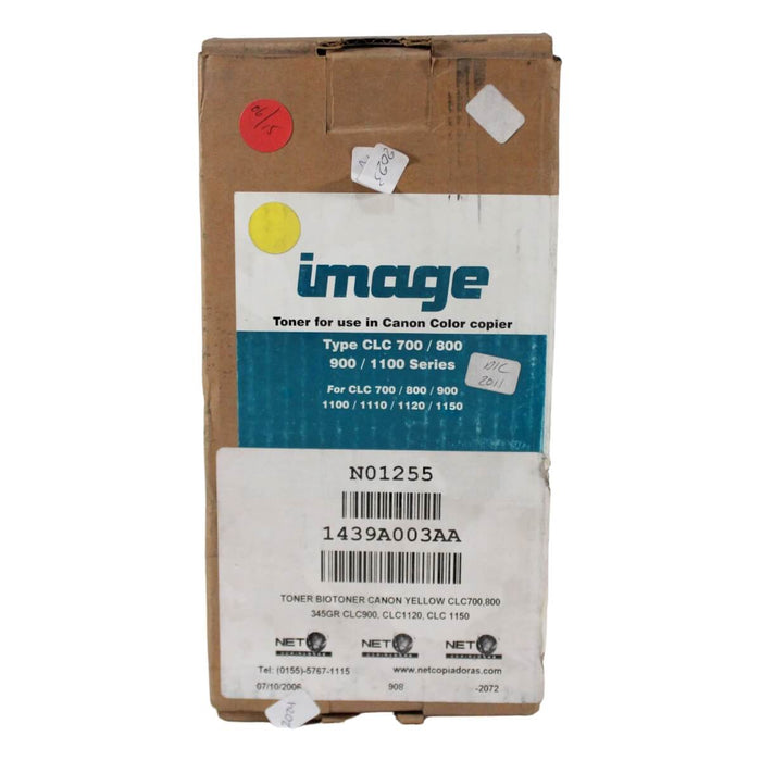 TONER PARA CANON BLACKSTAR AMARILLO CLC700, CLC800, CLC900, CLC1120, CLC1150 CARTUCHO 345gms