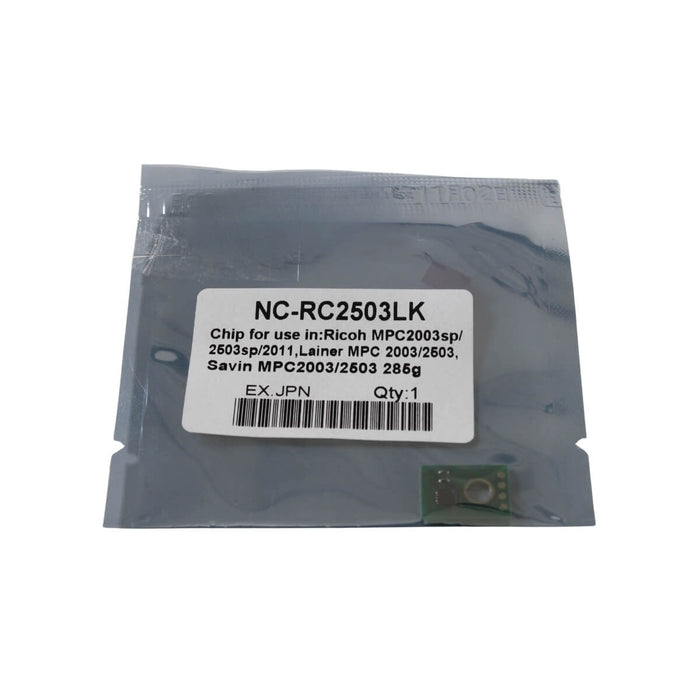 CHIP NEGRO BLACKSTAR PARA RICOH MPC2003, MPC2004, MPC2503, MPC2504