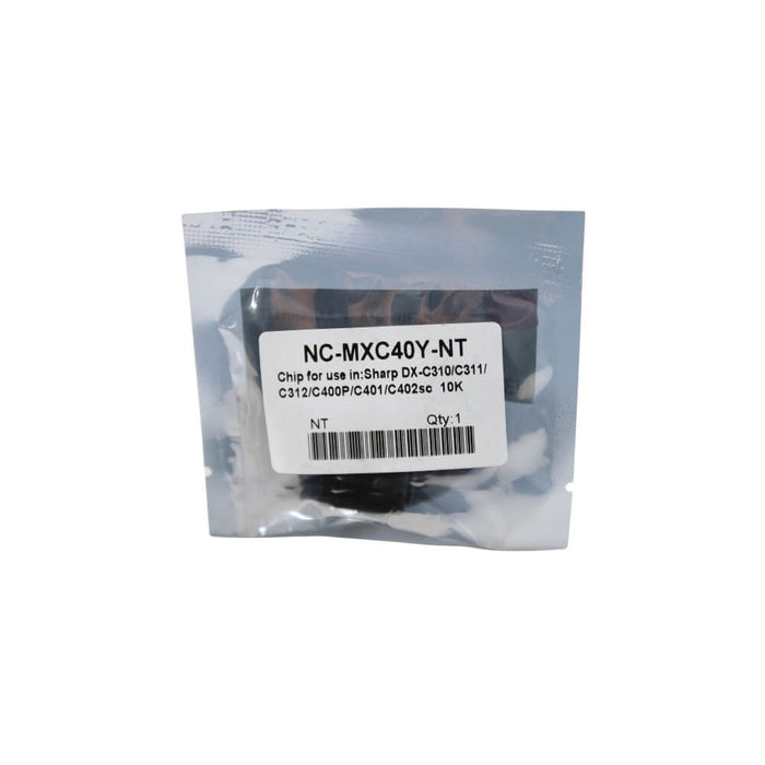 CHIP TONER SHARP AMARILLO BLACKSTAR  DXC310,DXC311 DXC40NTY,DXC400,DXC401