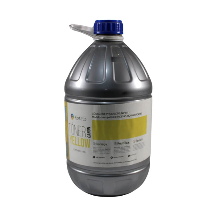 TONER CANON AMARILLO BLACKSTAR 1 KG COMPATIBLE IRC5180,IRC4080,IRC4580,IRC5185,IRC3200,IRC5240,IRC5250,IRC5255