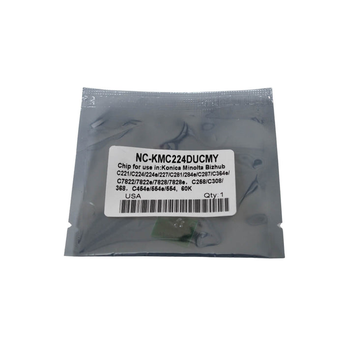 CHIP PARA CILINDRO COLOR CMY KONICA C221, C224, 227, C281, 284E, C287, C364E, C7822
