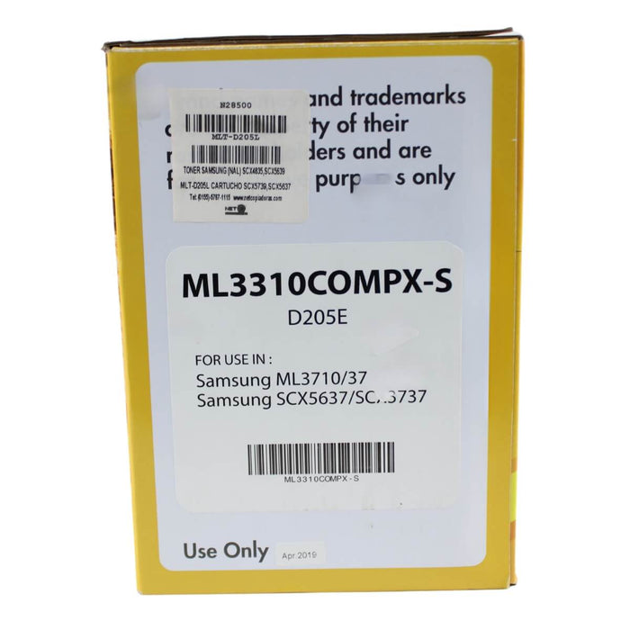 TONER PARA SAMSUNG CARTUCHO COMPATIBLE SCX4835, SCX5639, SCX5739, SCX5637 MLT-D205L