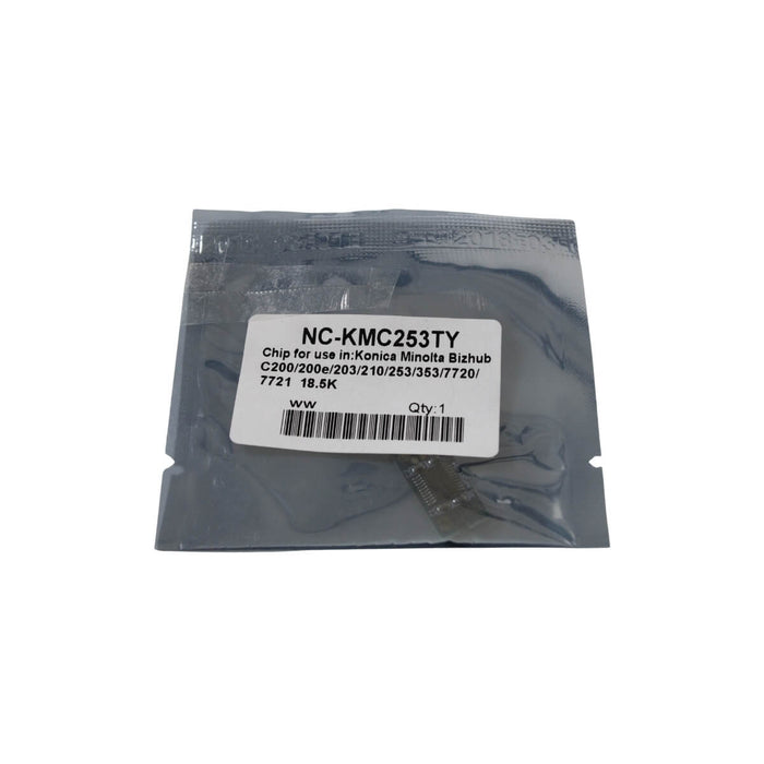 CHIP TONER KONICA AMARILLO BLACKSTAR C203, C210, C253, C353, A0D7235, TN314Y