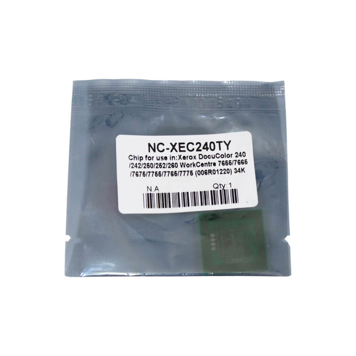 CHIP AMARILLO XEROX BLACKSTAR 6R1220, 250,240,242,252,260 WC7655,WC7665